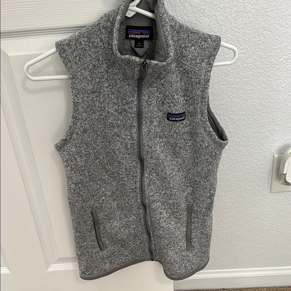 Patagonia Gray Fleece Vest XS